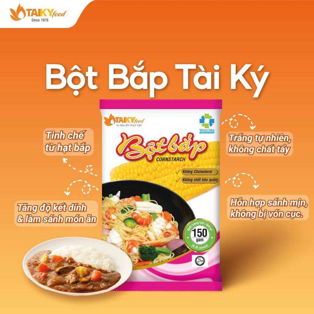 BỘT BẮP  ( BỘT NGÔ ) TÀI KÝ 150GRAM