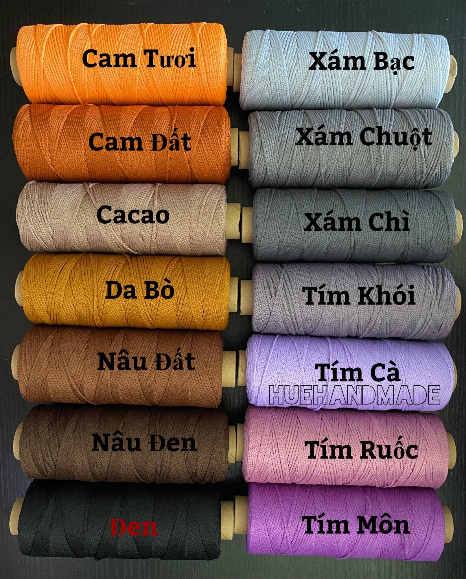 Sợi Dệt - Sợi Dệt Cotton - Bảng 1