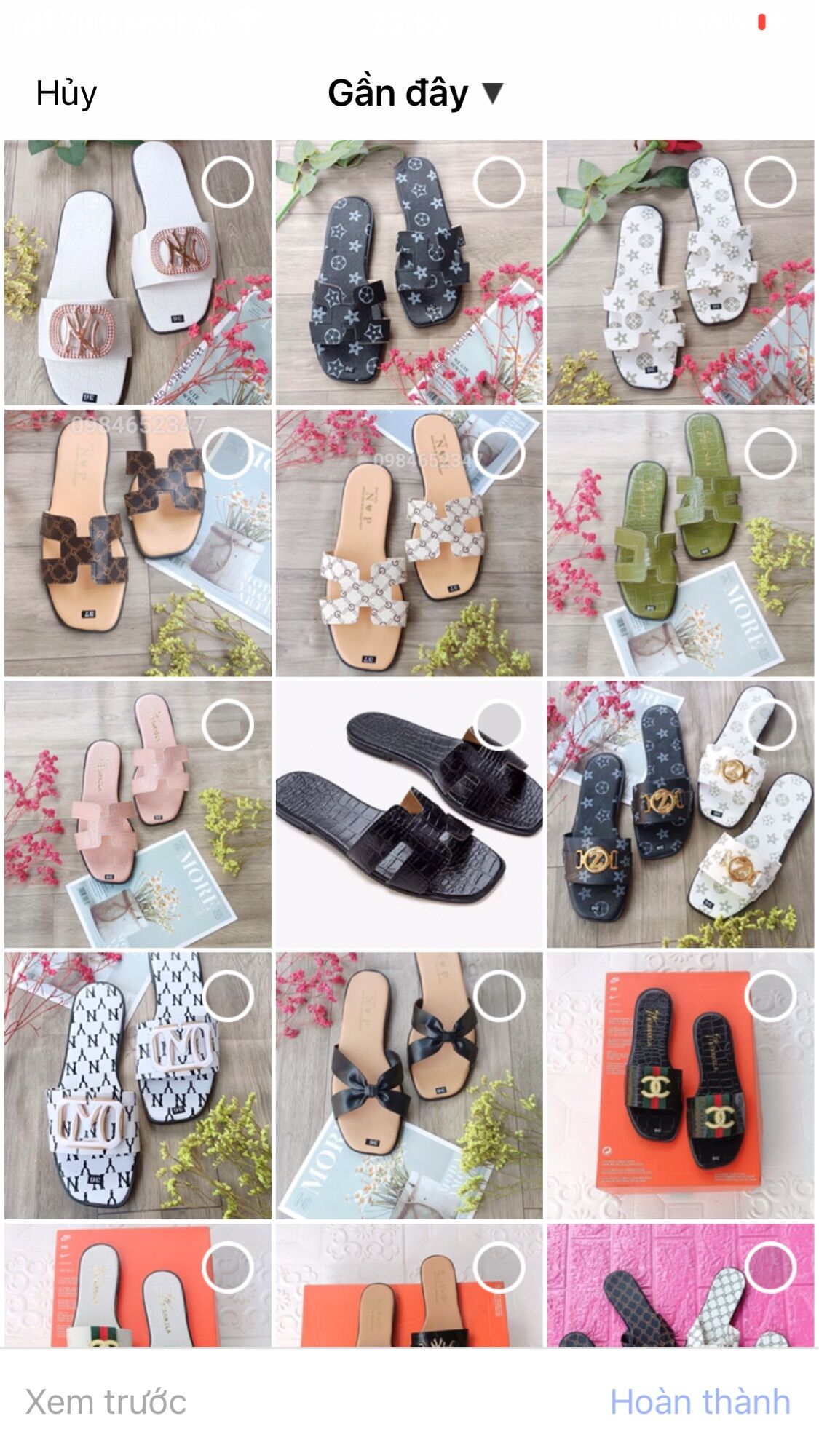 [Tận xưởng] Dép Kiểu Nữ 100K/3 đôi Siêu Đẹp