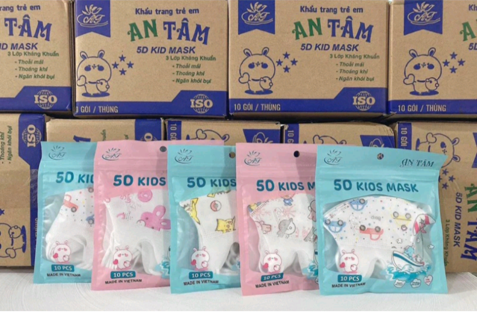 Khẩu trang 5D  chính hãng 5 thùng (500 cái)