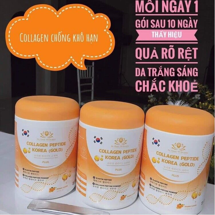 Collagen thủy phân peptide korea- colagen thuỷ phân hàn quốc hộp 30 gói