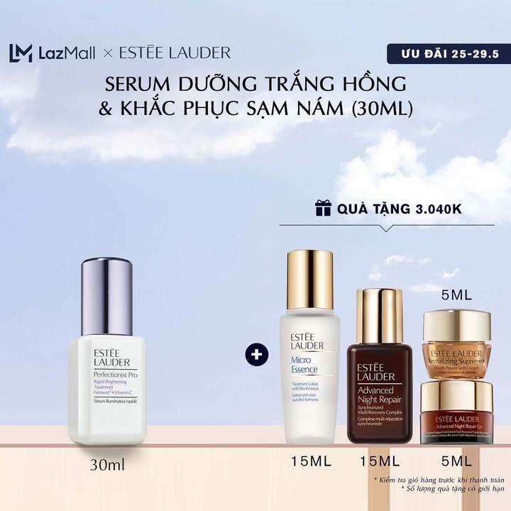 Serum/Tinh chất Estee Lauder Perfectionist Pro Rapid Brightening Treatment with Ferment³ + Vitamin C 30ml