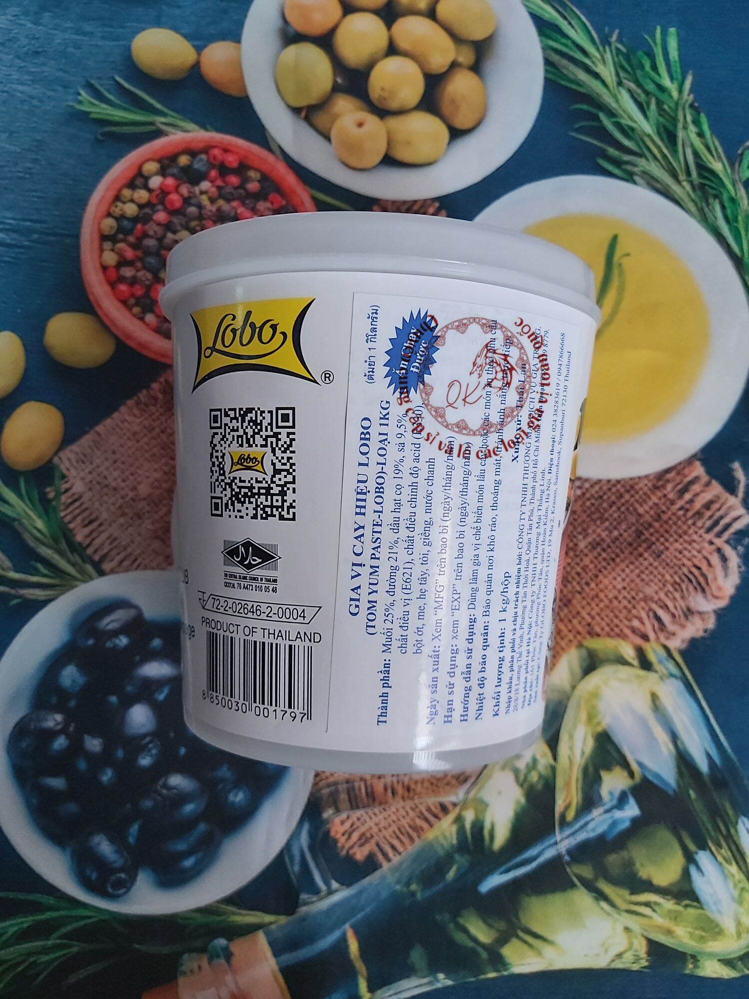 Gia vị Lẩu Thái Tom Yum Paste Lobo 1kg