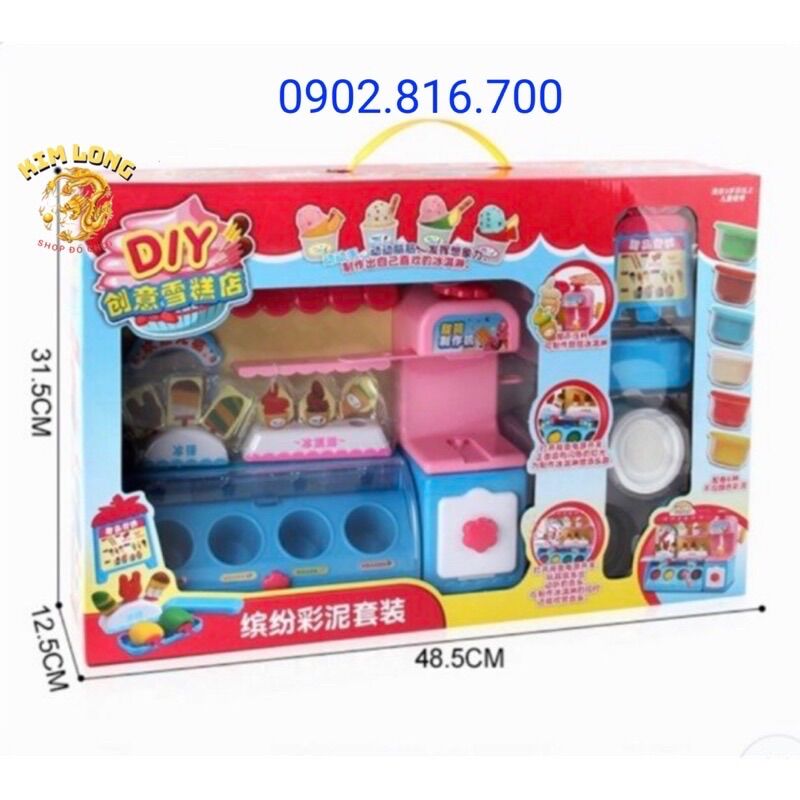 Đồ chơi máy làm kem bằng đất sét 991