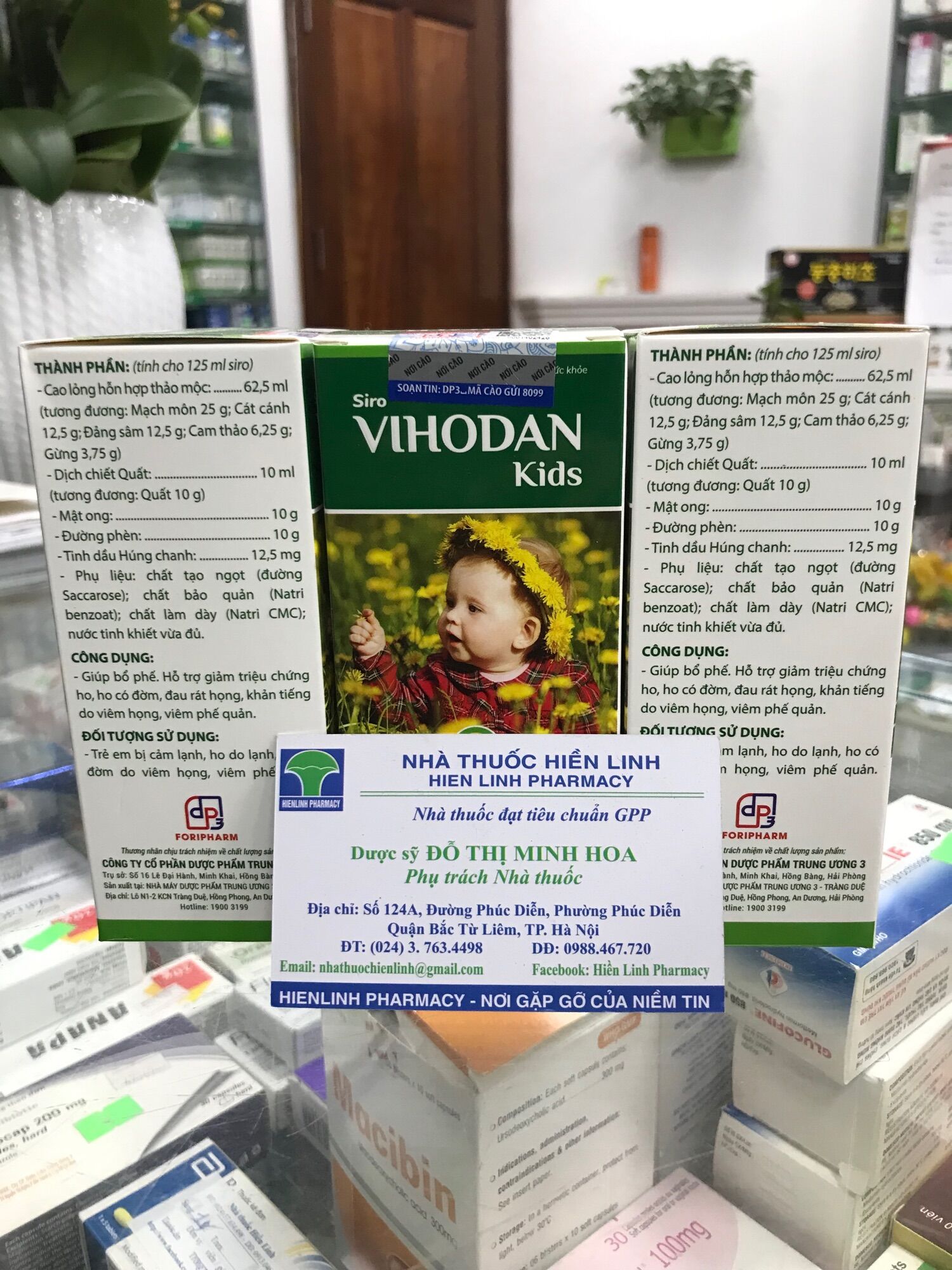 Siro ho Vihodan Kids 125ml