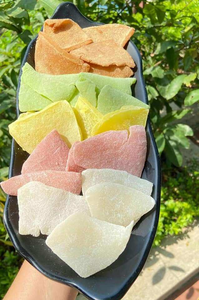 Mứt dừa non miếng mix vị  nhà làm 500g