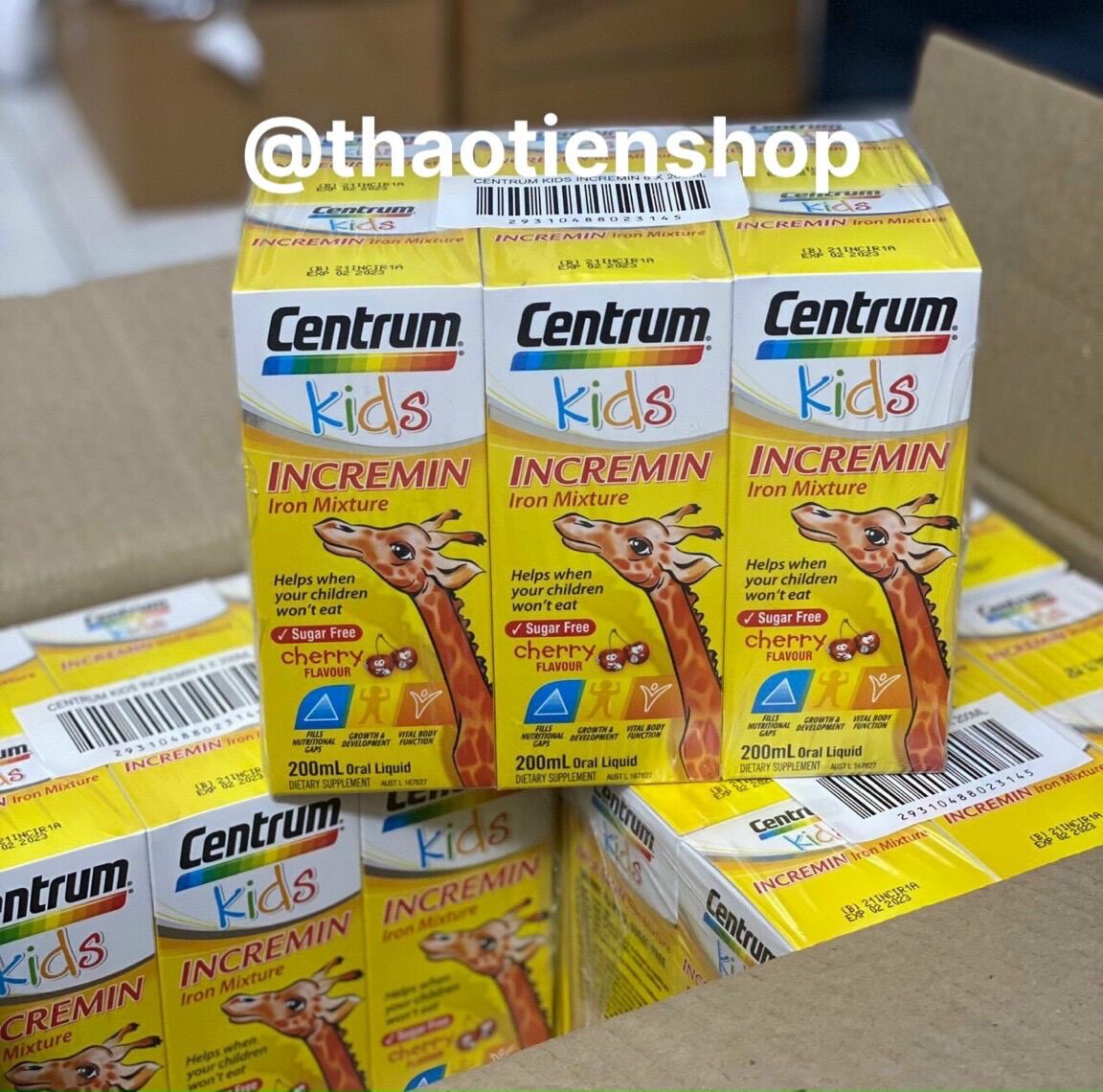 Siro Centrum Kids Úc - Vitamin cho bé biếng ăn ( Hàng Air)