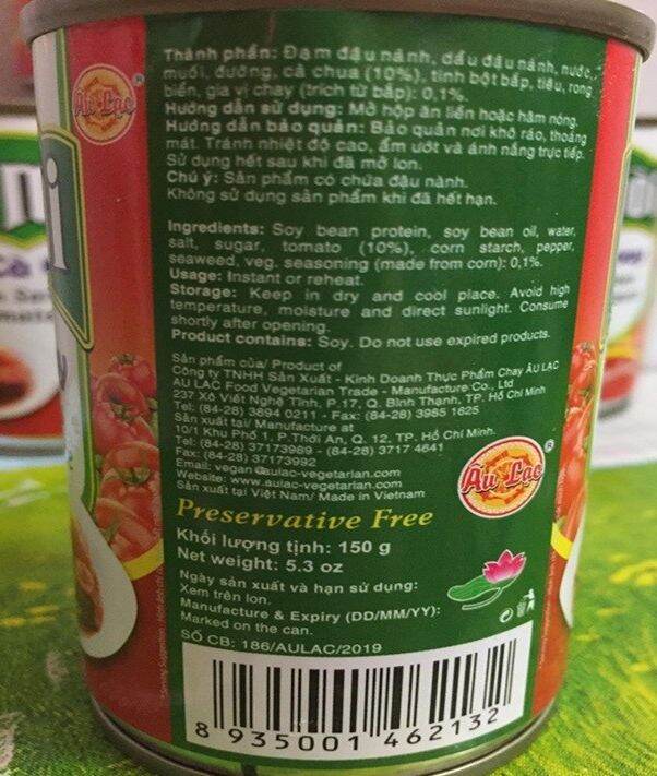 Cá Mòi Sốt Cà Chay Âu Lạc 1 Hộp 150g