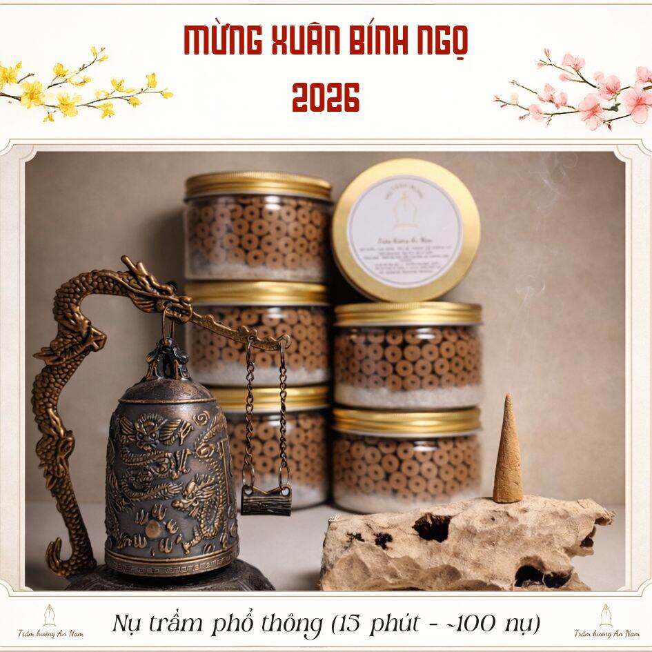 Nhang trầm nụ thiên nhiên (trầm kiến dòng phổ thông) - Trầm hương An Nam