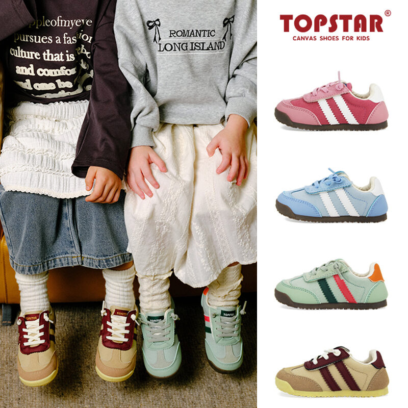 Topstar Mới Mùa Thu Giày Thể Thao Trẻ Em Chống Trơn Trượt Giày Chạy Bộ Cho Bé Trai Và Bé Gái Thoáng 