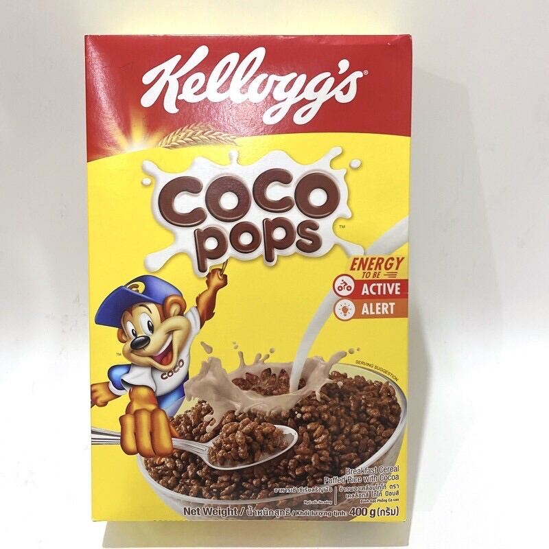 Ngũ cốc ăn sáng Kellogg s Coco pop hộp 355g