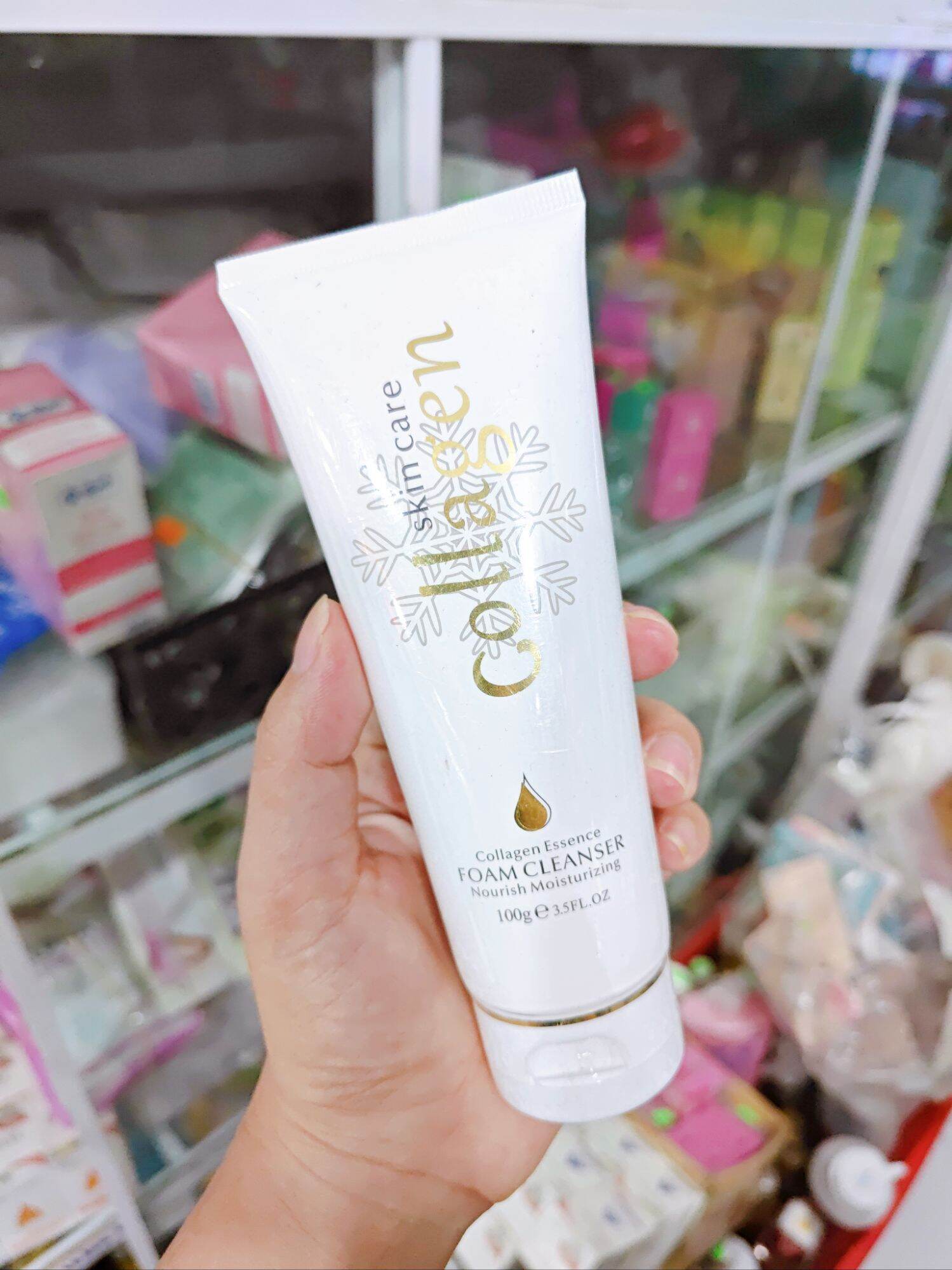 Sữa rửa mặt trắng da, ngừa lão hóa collagen 100g