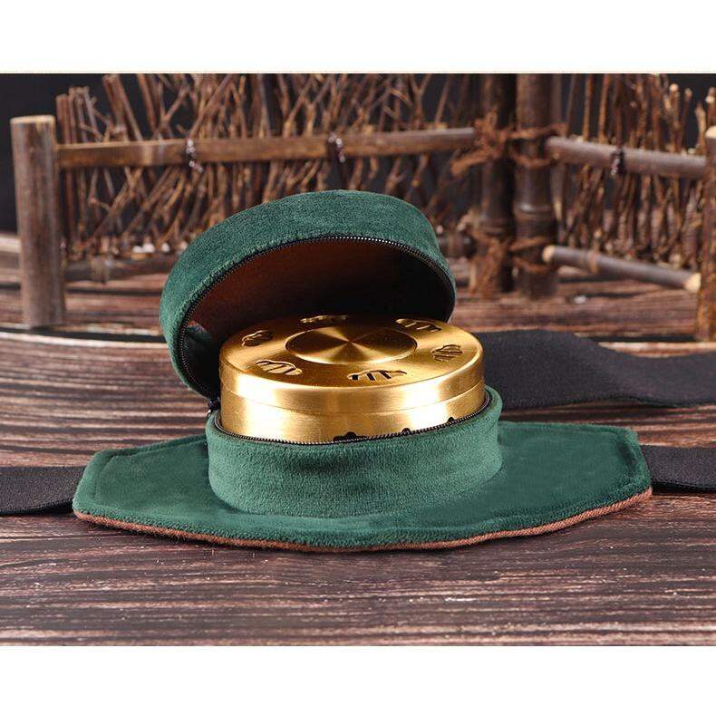 Đai xông ngải cứu kèm lư đồng cao cấp, (tặng 10 viên ngải cứu).