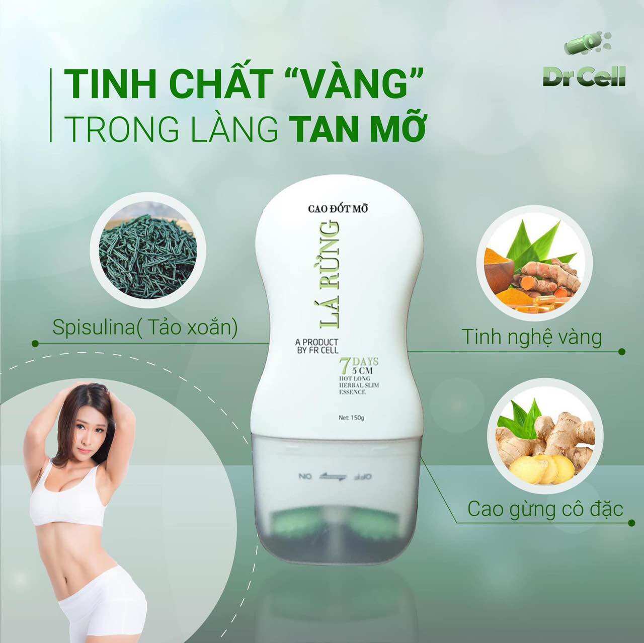 Cao Đốt Mỡ Lá Rừng DR CELL 150gram