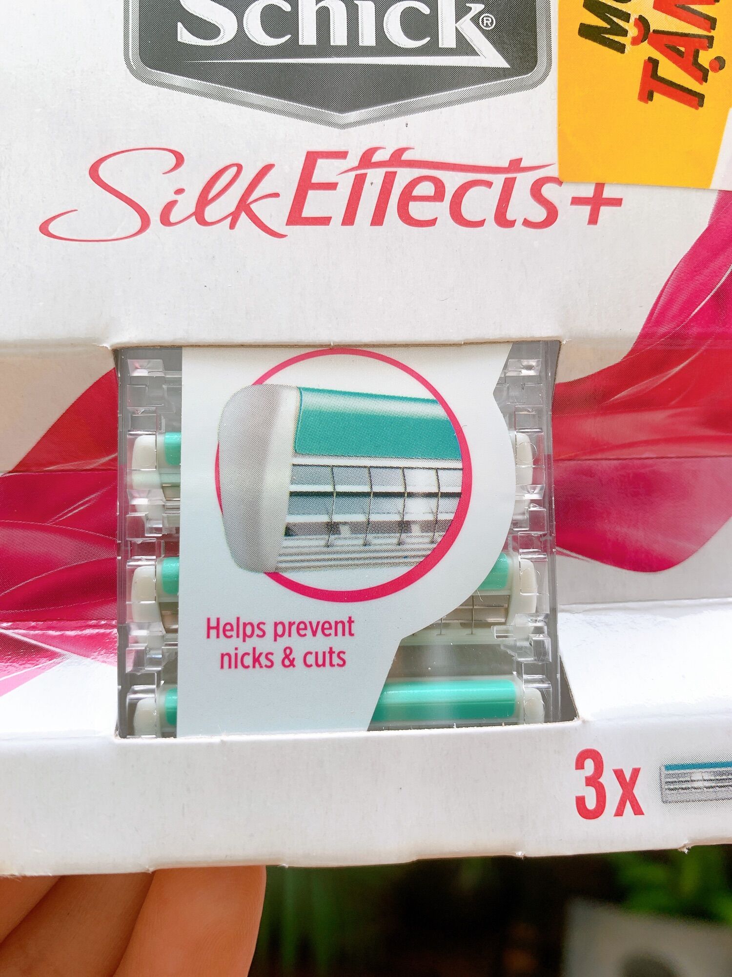 Lưỡi Dao Cạo  Dàng Cho Nữ Schick Silk Effects 3S(mua 2 tặng 1 trong cùng 1 hộp)
