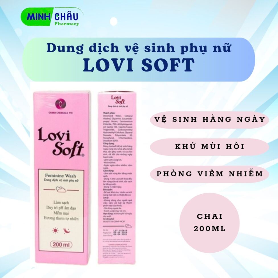 ✅ [Chính Hãng] Dung Dịch Vệ Sinh Phụ Nữ Lovi Soft (Chai 200ml)