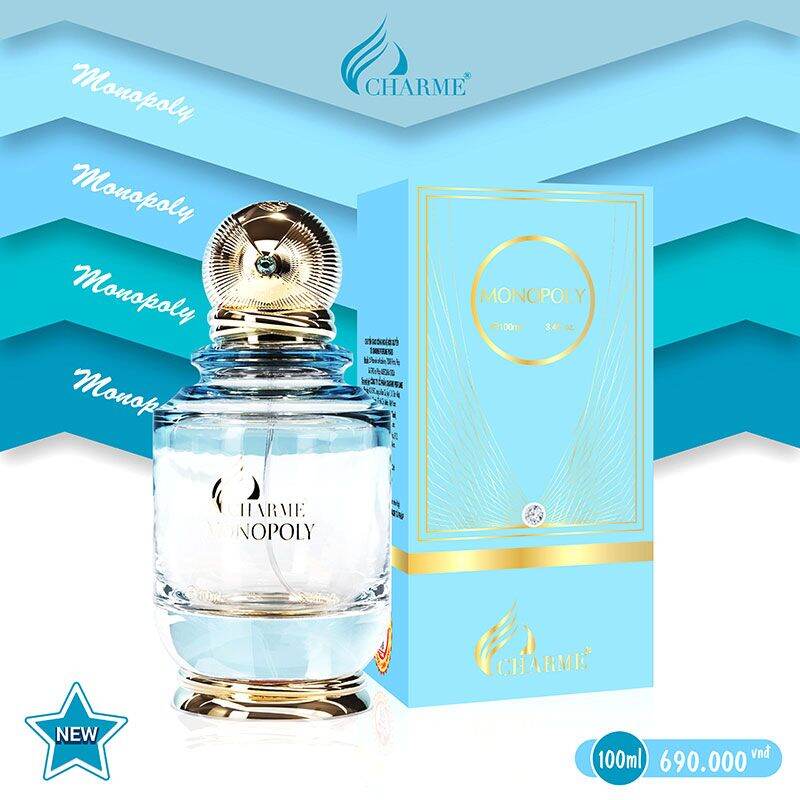 [HCM]Nước hoa nữ Char.me Monopoly nữ 100ml