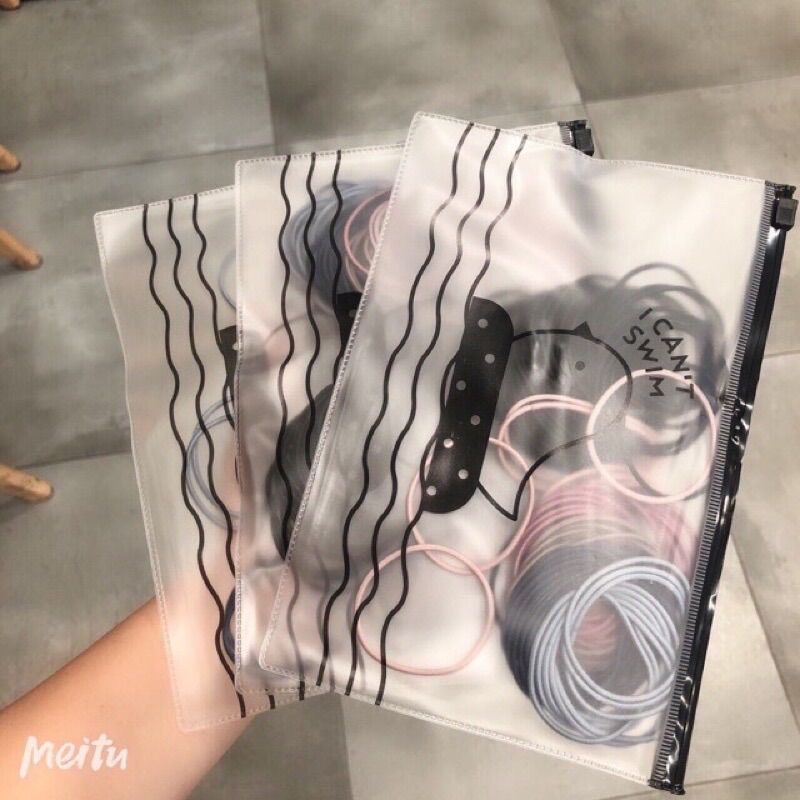 Túi 100 dây thun cột túc mix màu