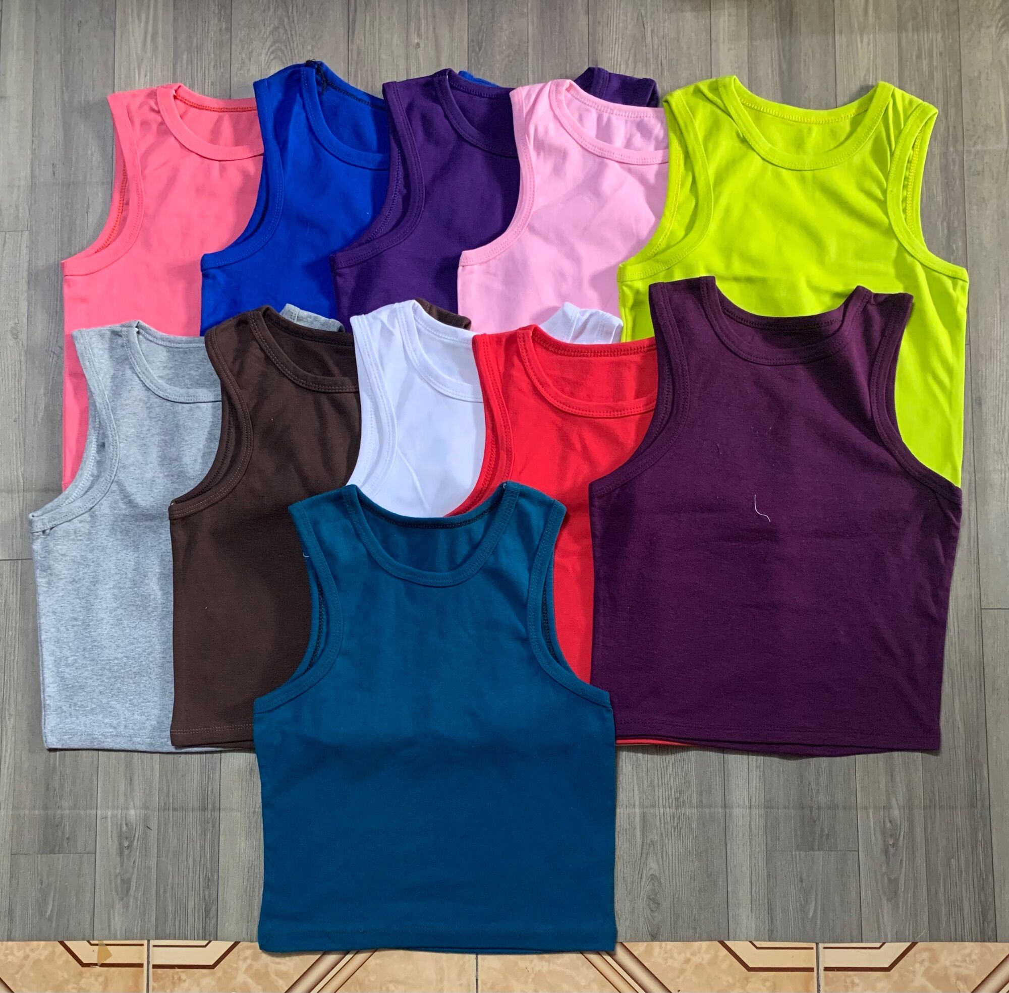 Combo 3 áo ba lỗ ngược chỉ 45k( khách k chọn màu shop giao ngẫu nhiên ạ)