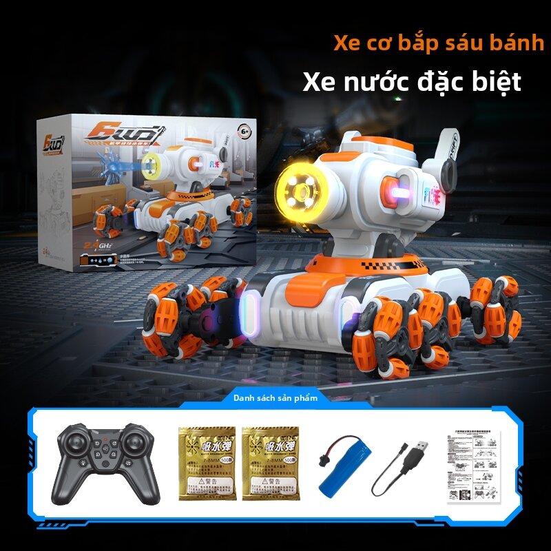 YIHUANG | Xe tăng Điều Khiển Bằng Động Tác Bắn Nước 4WD Off-Road Đồ Chơi Trẻ Em