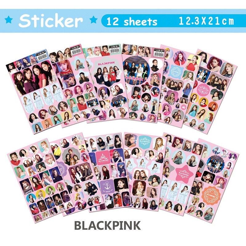 Sticker Blackpink mẫu mới đã cắt sẵn