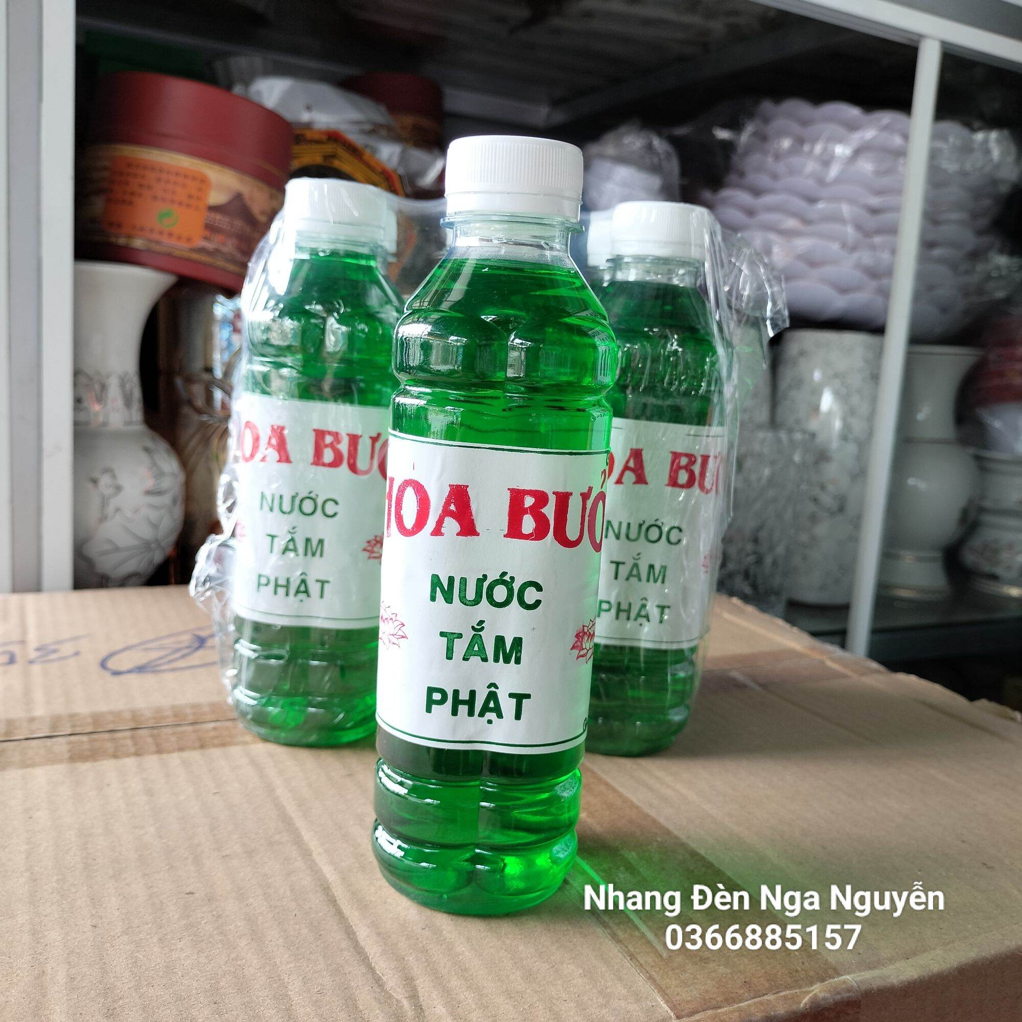 Nước tắm Phật hoa bưởi/Nước lau ban thờ