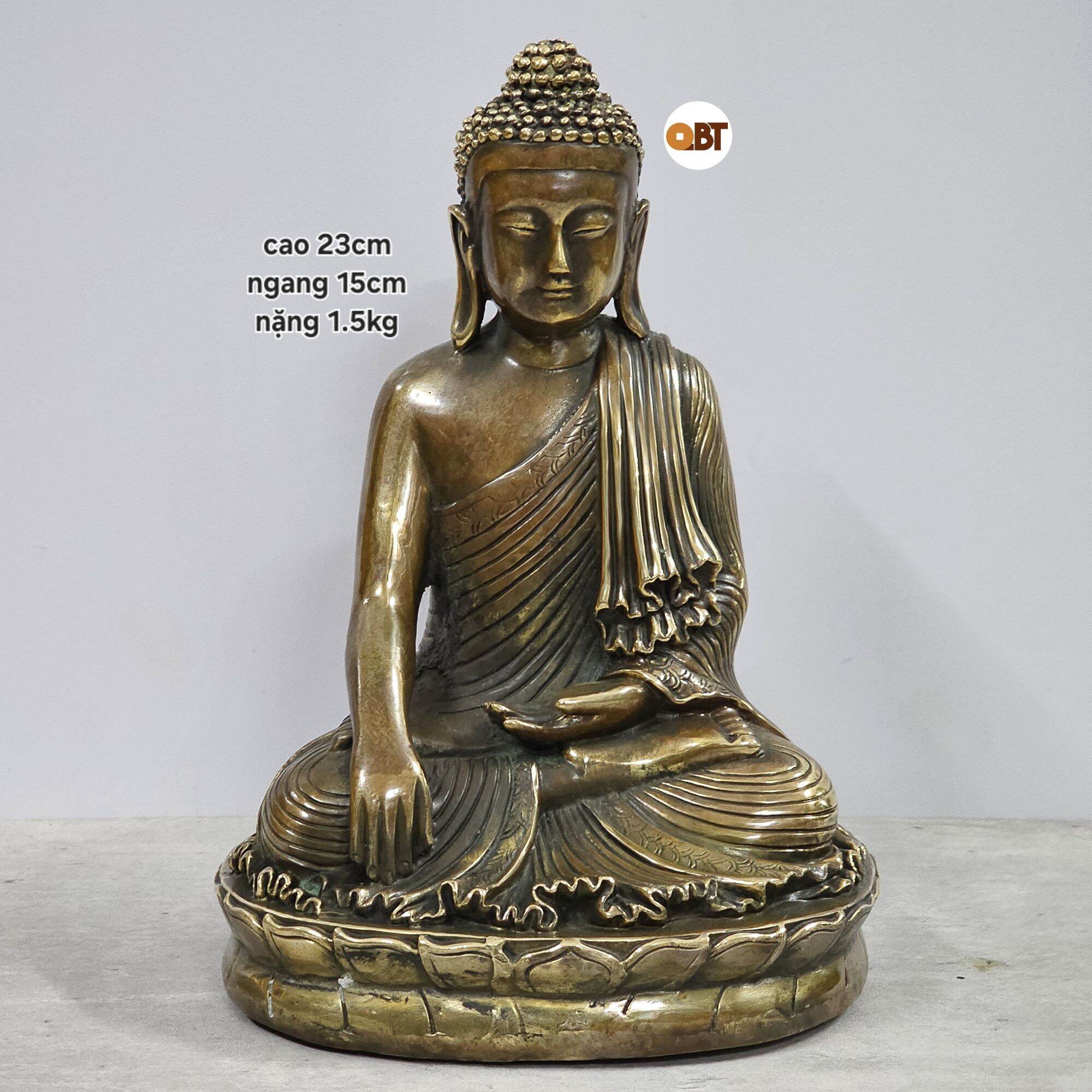 Tượng Bổn Sư Thích Ca bằng đồng phong thủy