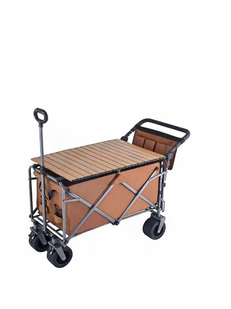 Foldable Adjustable Handle Stroller With Storage Bag - 4