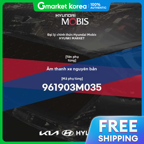 Genuine Car Audio (961903m035) Hyundai Mobis Parts Mall Giá 13,164,200 Đồng*Miễn phí vận chuyển