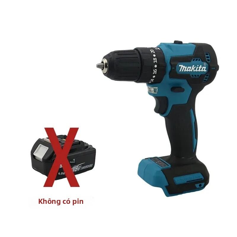 Makita DDF487 18V Không Dây Không Chổi Than Máy Khoan Điện Tác Động Tua Vít Sạc Điện Dụng Cụ Cho Gia