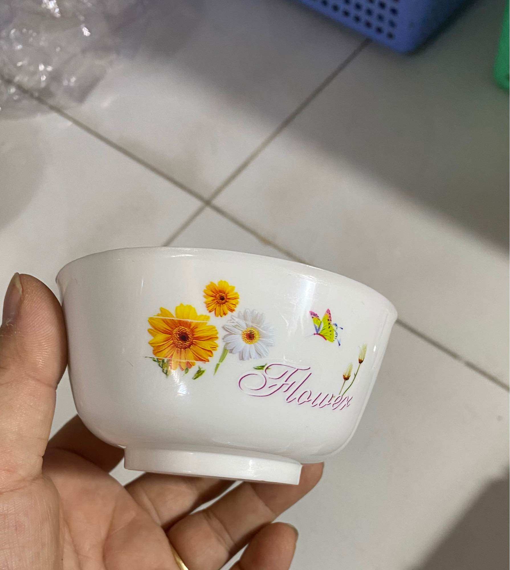 🔥Set 10 Chén Đựng Nước Chắm, đựng Chè HOA CÚC nhựa Dẻo (Rộng 8,5*5 cm, hình thật)