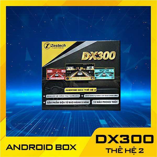 Android box Zestech DX300 thế hệ thứ 2, tặng camera hành trình, sim data free 1 tháng