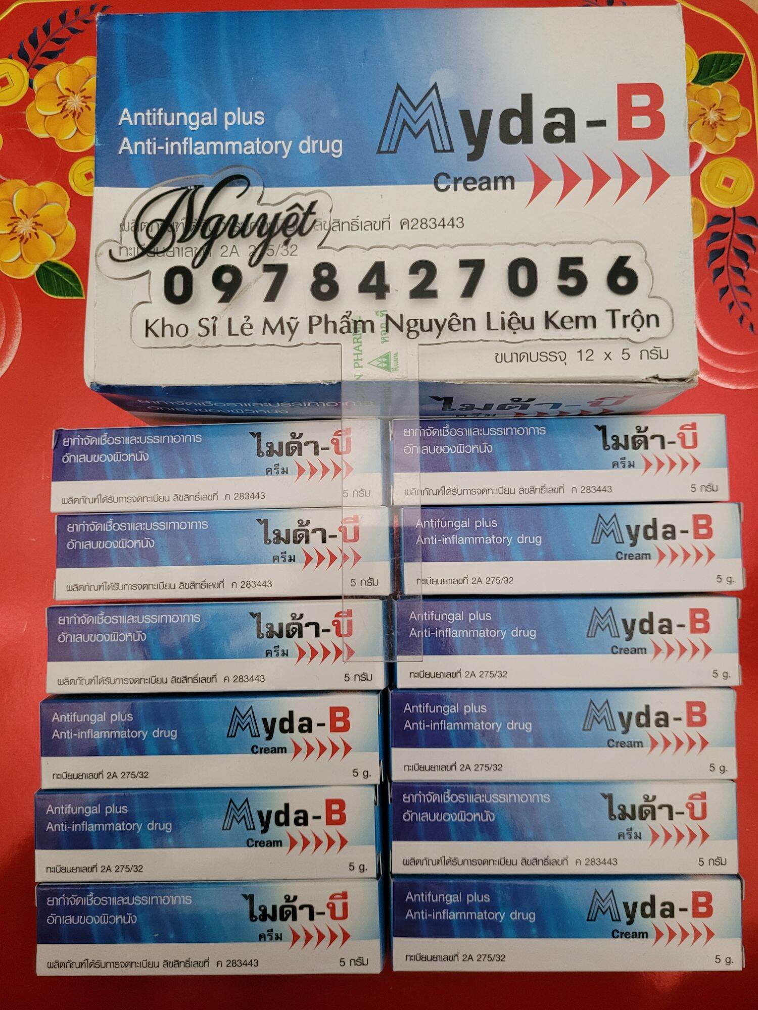 Kem tẩy nám trắng da myda-b thái lan