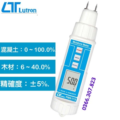 Lutron Pms-713 Wood and Concrete Moisture Meter