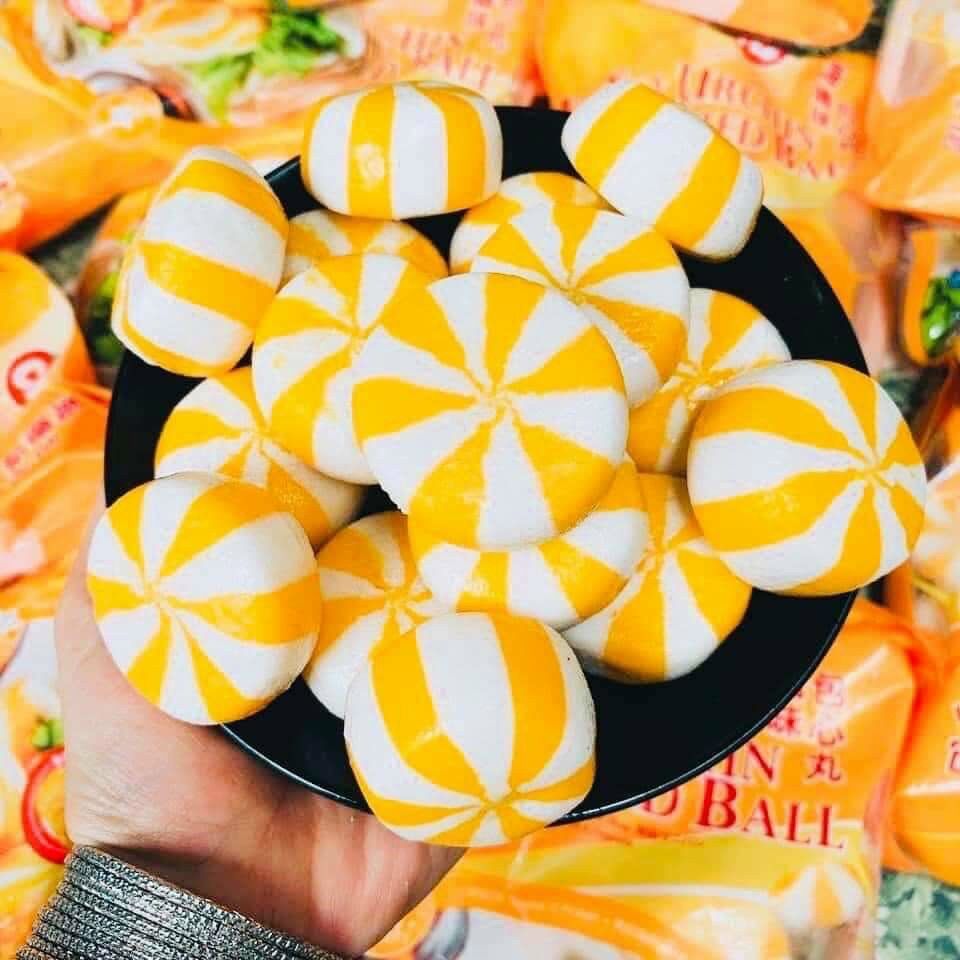 Bánh bảo thả lẩu trứng cá hồi 500g (giao tphcm)