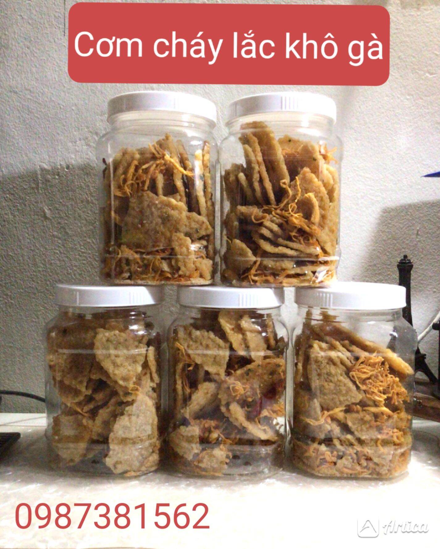 Cơm cháy lắc khô gà 300gr