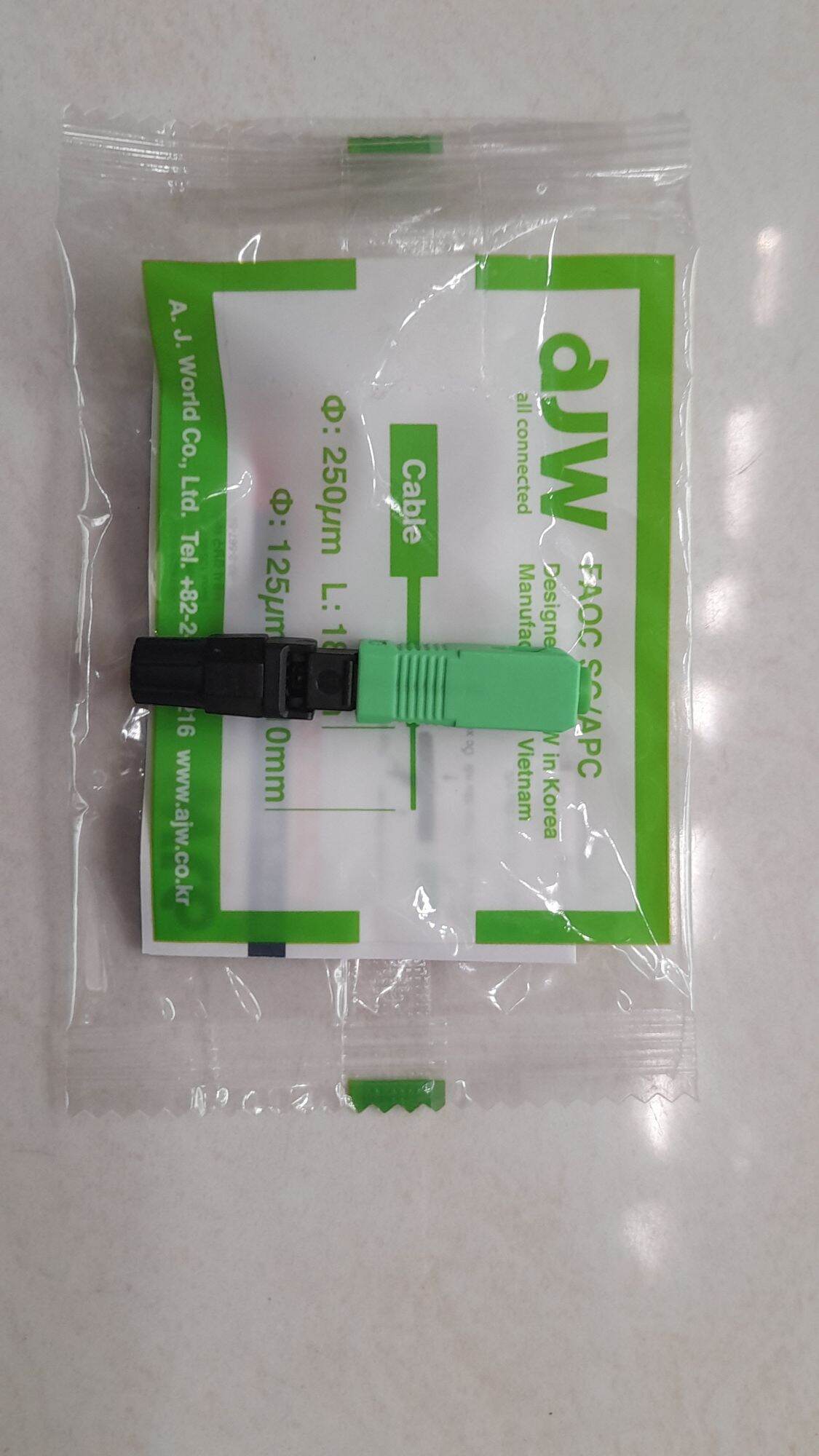 Combo 50 Đầu Nối Quang Nhanh Fast Connector SC/APC AJW AJW-FAOC-VF-SCAPC (đuôi tròn ) , Đầu Fast Connect Viettel