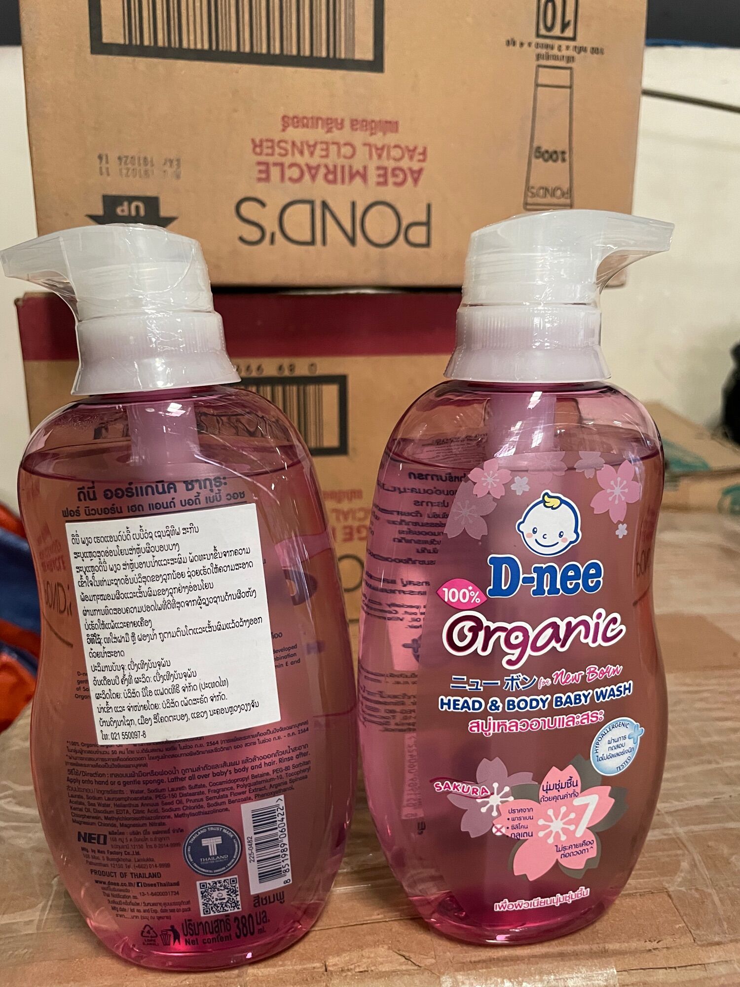 Sữa tắm gội d-nee 380ml Thái Lan dùng cho bé yêu