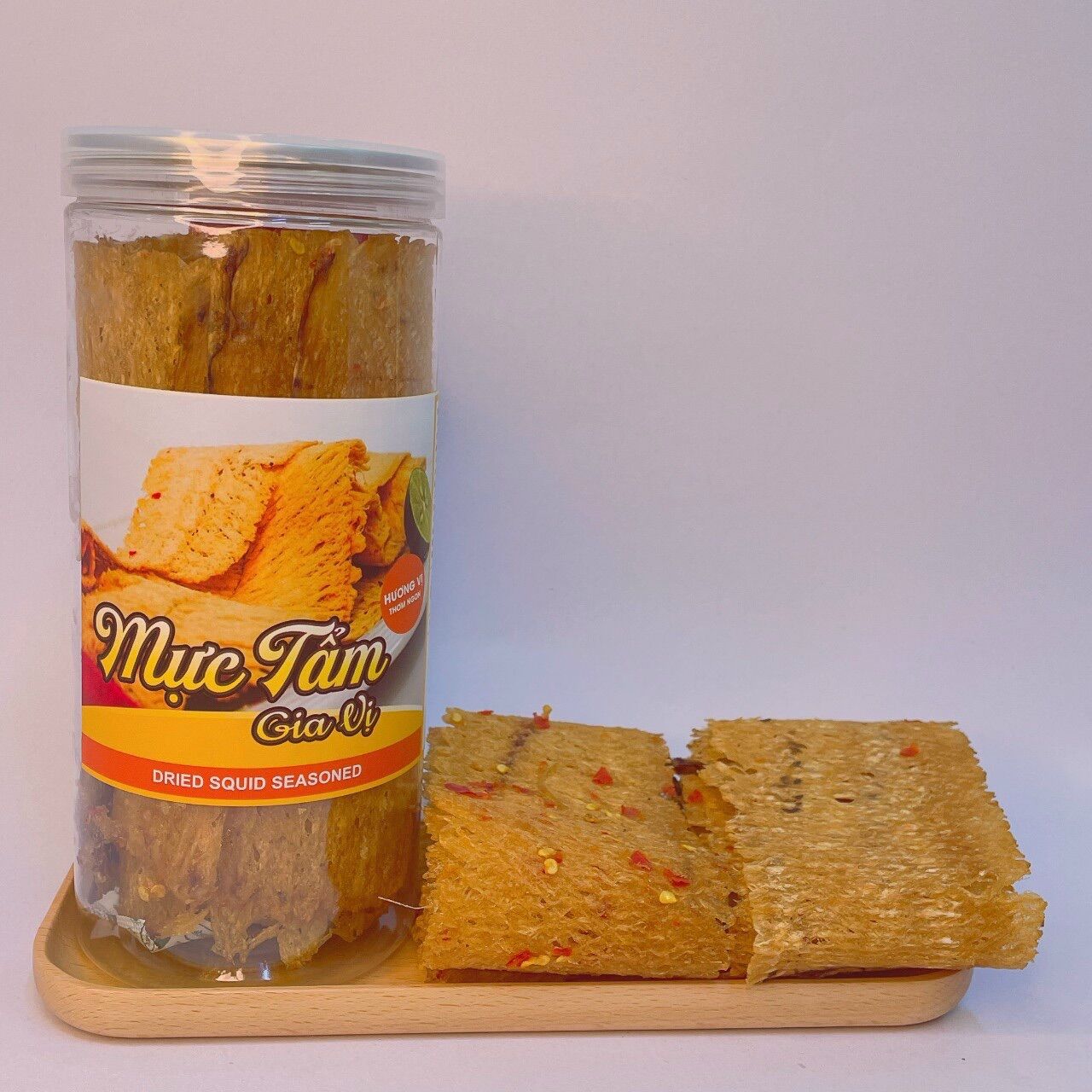 Mực cán tẩm vị - hũ pet 20g