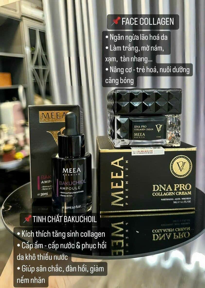 Combo kem face cá hồi và tinh chất Pakuchoi Meea