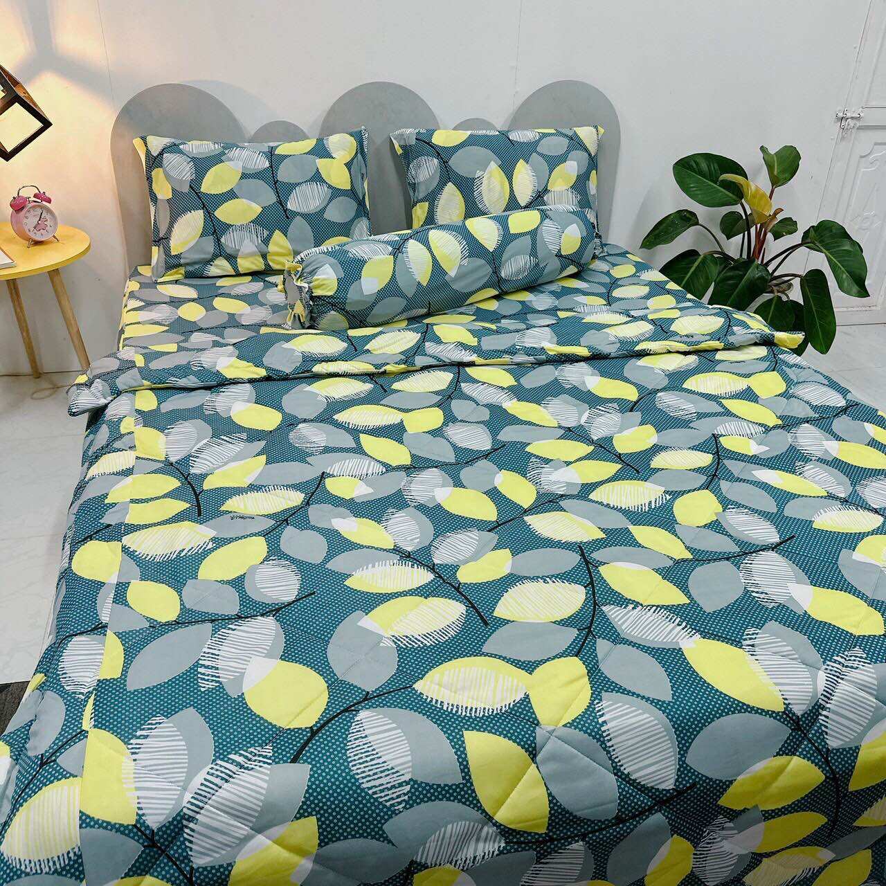 Set 5 chăn drap áo gối THUN LẠNH HÀN QUỐC