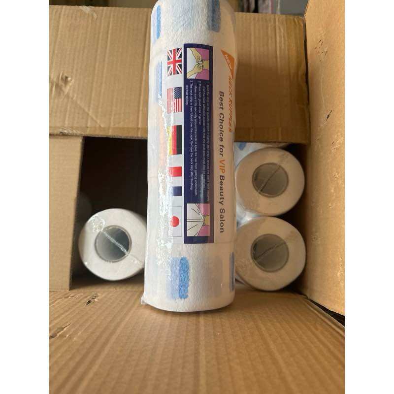 1 cây 5 cuộn giấy quấn cổ khi cắt tóc nam nữ lõi nhỏ