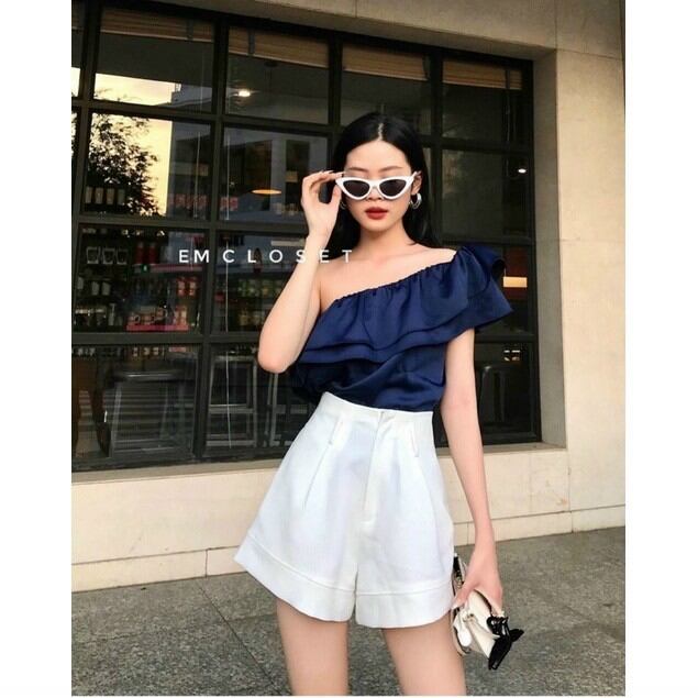 Áo lệch vai phi sexy, áo lệch vai bèo cá tính