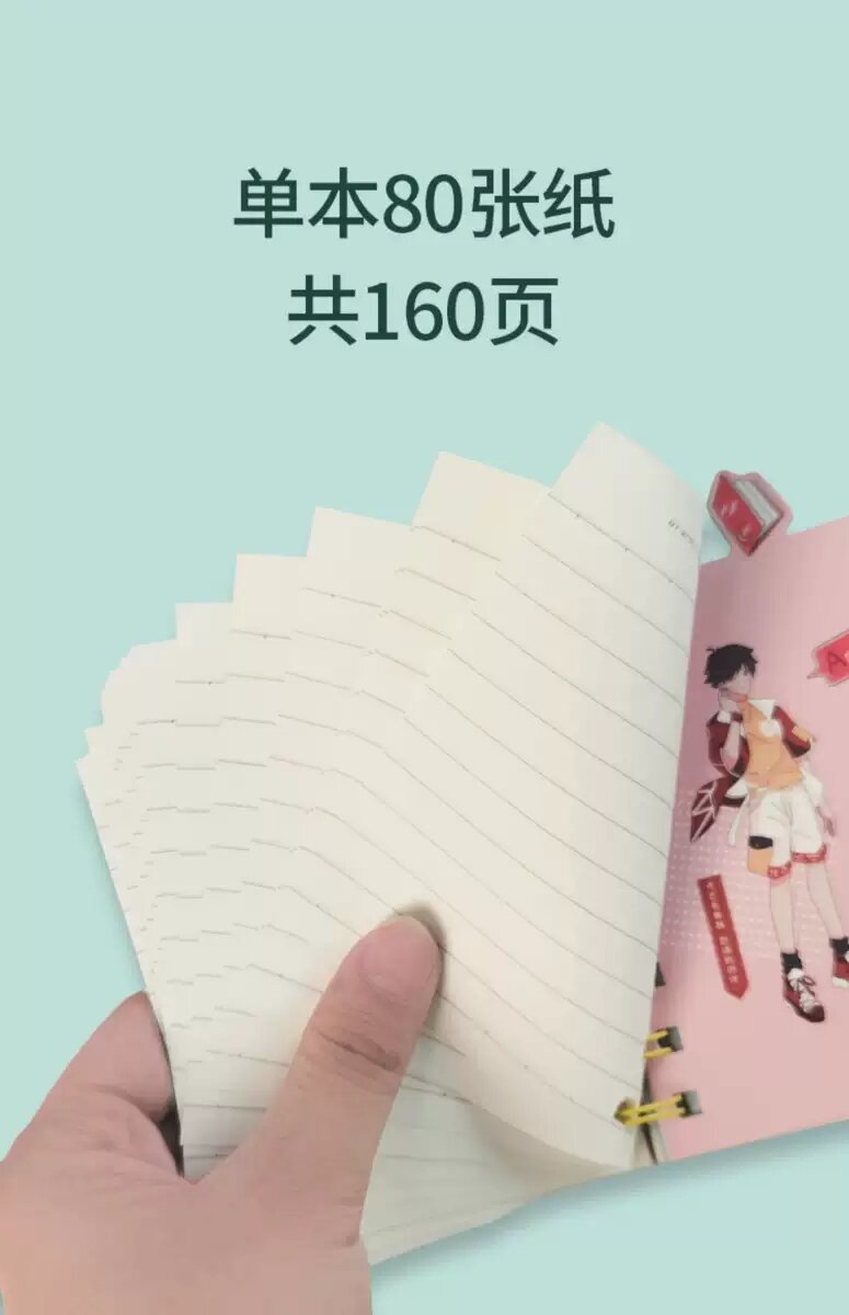 Sổ lò xo A7 - 201 mẫu cute 80 trang