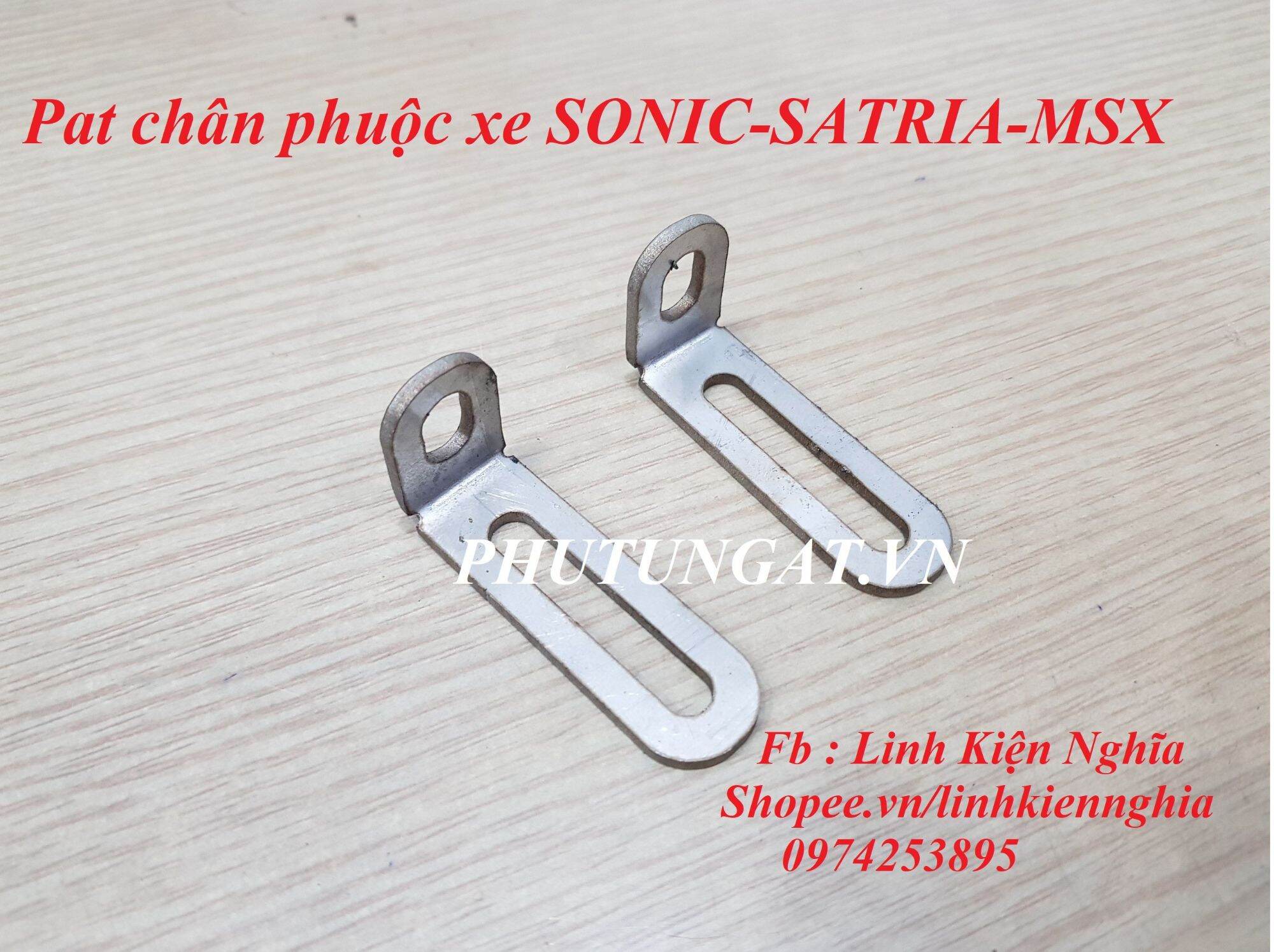 Pat chân phuộc Sonic Satria lắp chân phuộc lắp bi mini