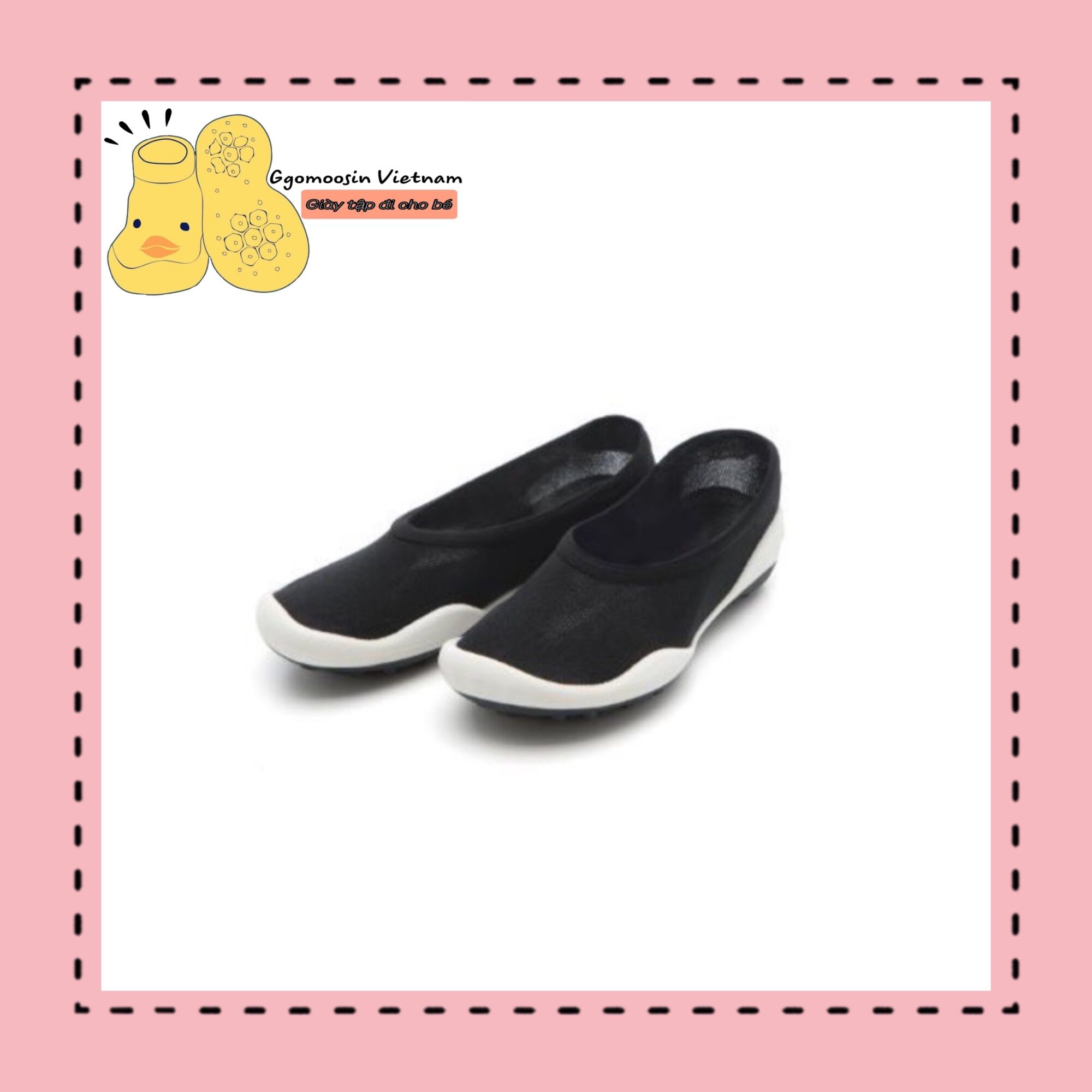 GIÀY BỎ TÚI KUMUELLO- FLAT BLACK NGƯỜI LỚN