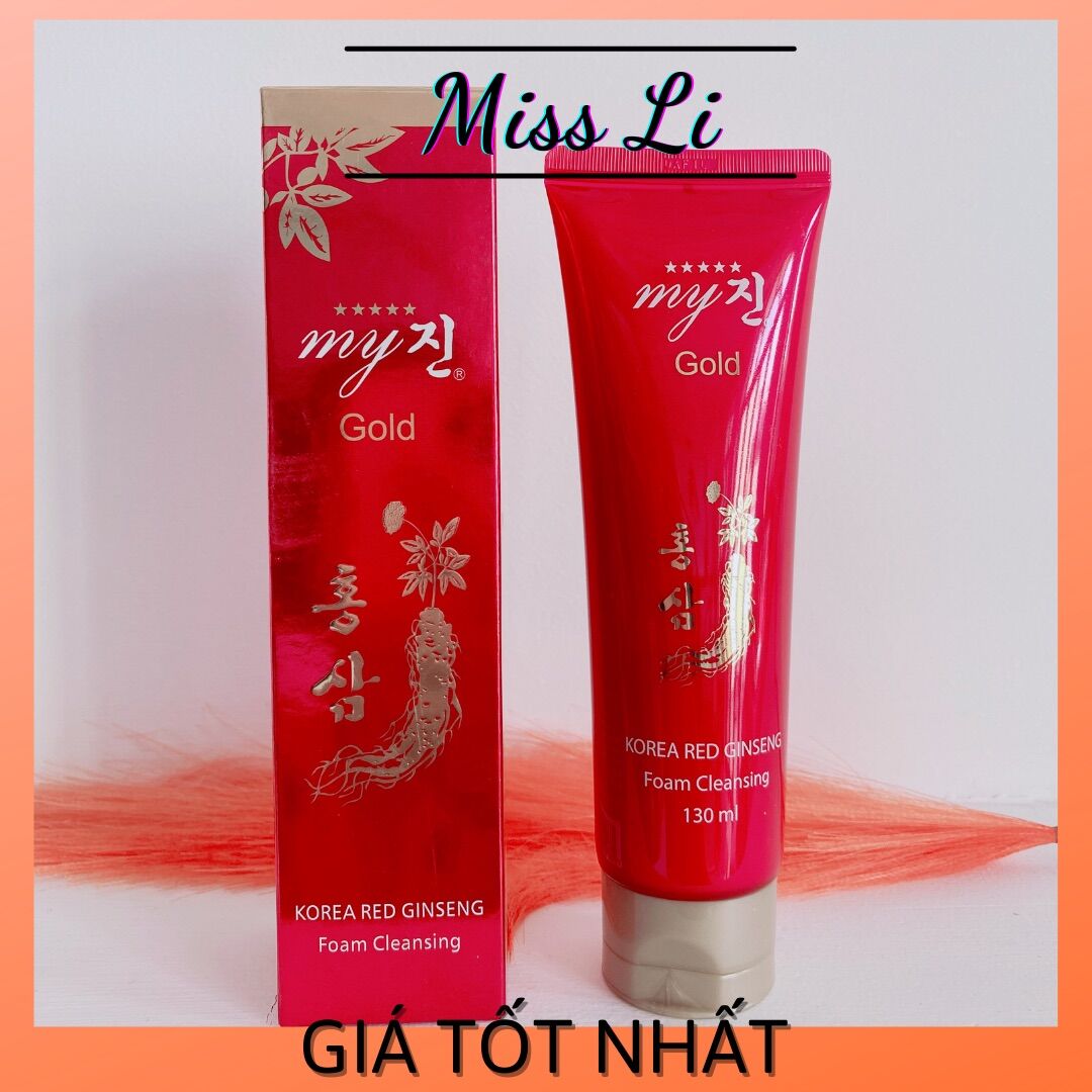 [HCM]?? [GIÁ TỐT] ?? SỮA RỬA MẶT NHÂN SÂM ĐỎ MY GOLD 120ML ✅
