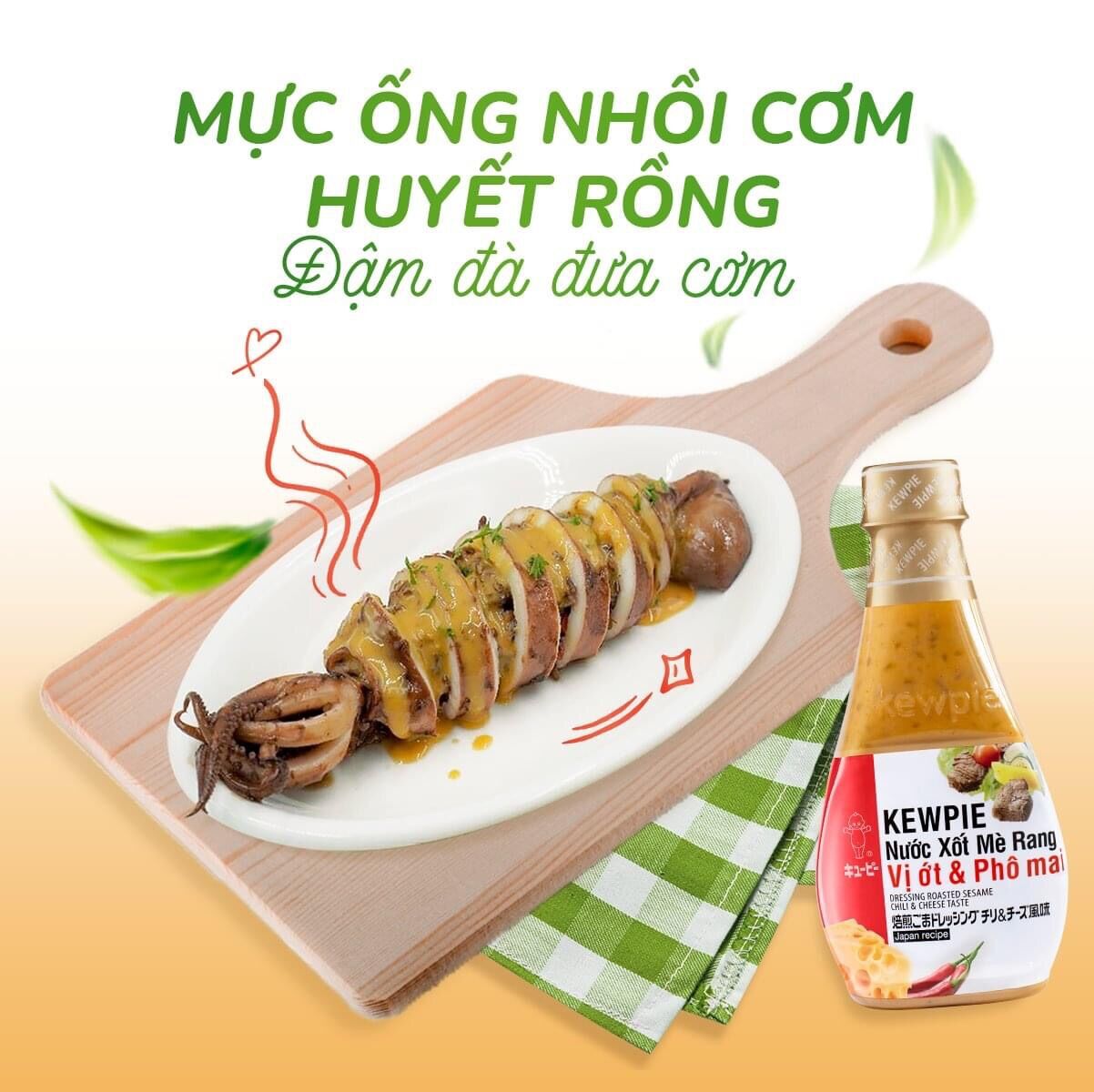 Xốt Mè Rang Ớt và Phô Mai 1L kewpie