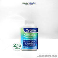 Ostelin Viên Uống Hỗ Trợ Bổ Sung Calcium & Vitamin D3 Duy Trì Chắc Khỏe Xương và Răng 275 viên