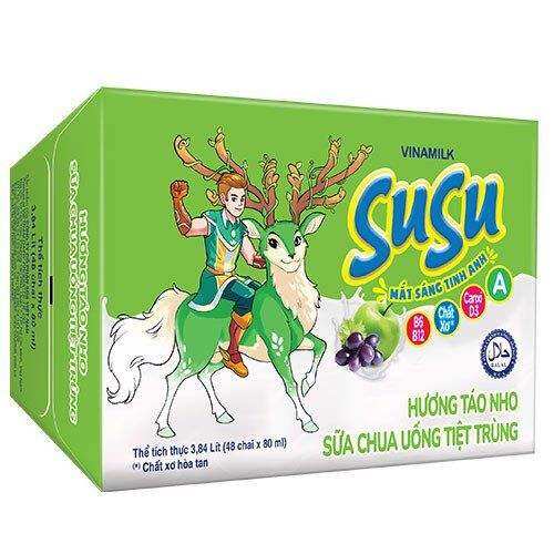 Sữa chua uống Vinamilk Susu chai 80ml ( Thùng 48 chai )